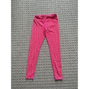 Zella Women Pink Space Dye Full Length Leggings Athletic Athleisure Activewear